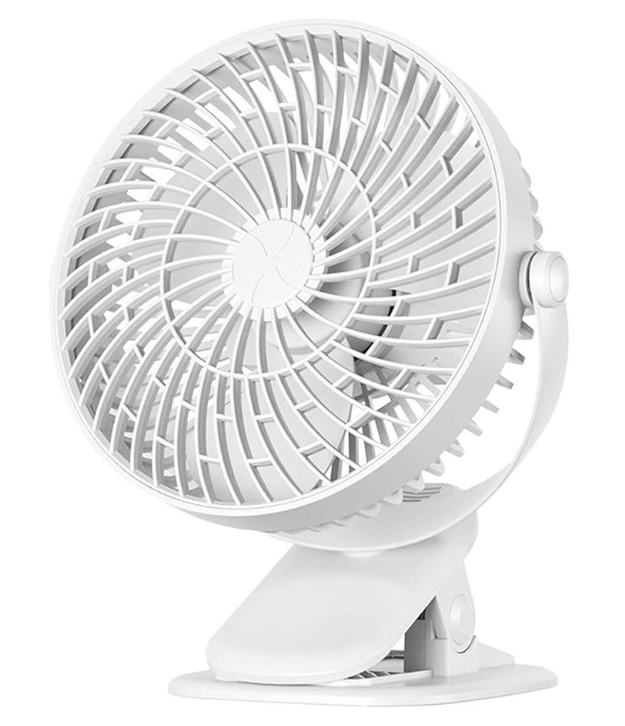 Ventilator de birou cu clema rotire 360 grade silentios